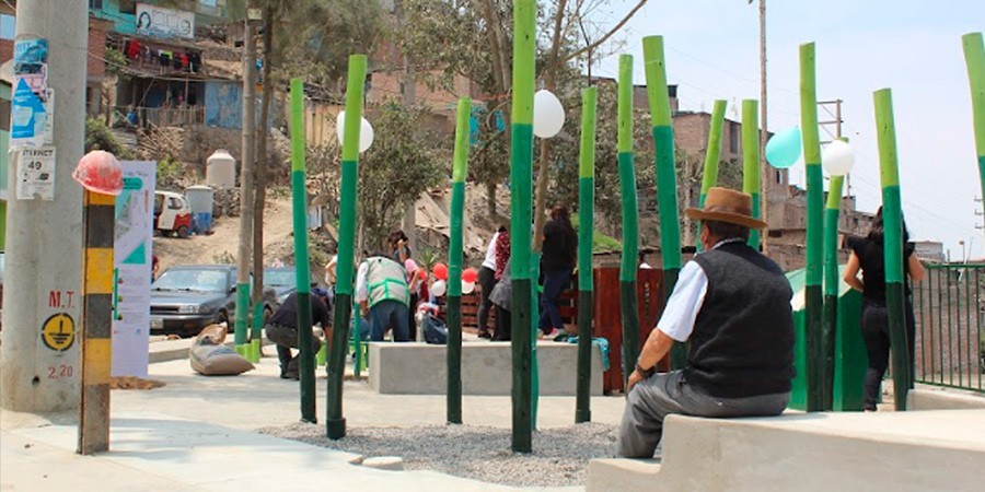 Proyecto Reinicia Tu Barrio inaugura Parque Principal del Asentamiento Humano El Mirador II, en San Juan de Miraflores